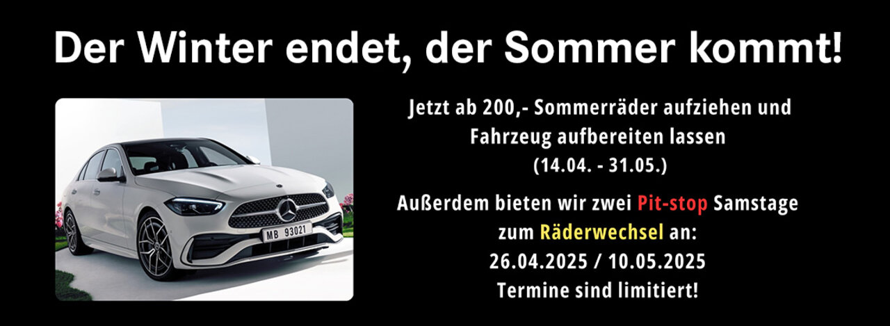 Hinweis Teaser zum Räderwechsel bei Brunner & Blum